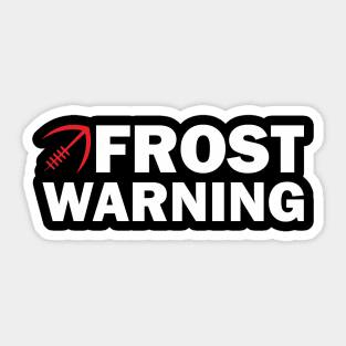 FROST WARNING Sticker